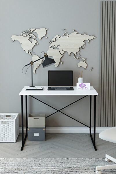 mormanya Trio Çalışma Masası 60x100 Cm Bilgisayar Masası Ofis Ders Yemek Masası