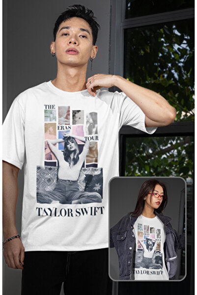 Fuddy Moda تي شيرت مطبوع عليه عبارة Taylor Swift، مقاس كبير للجنسين، تي شيرت ...