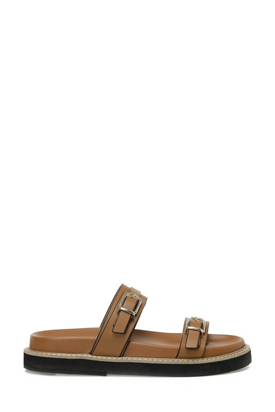 Nine West Дамски чехли HERMINA 5FX в кафяво