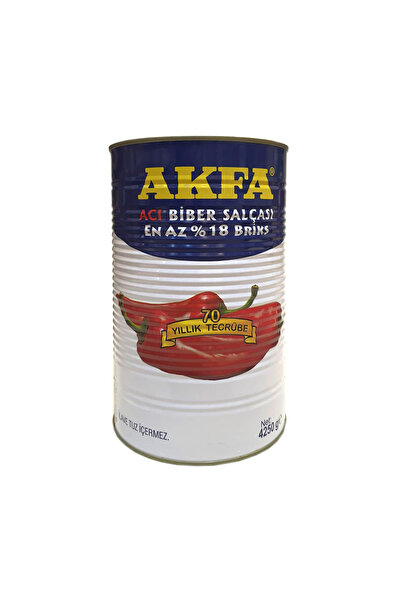 Akfa Acı Biber Salçası 4250g