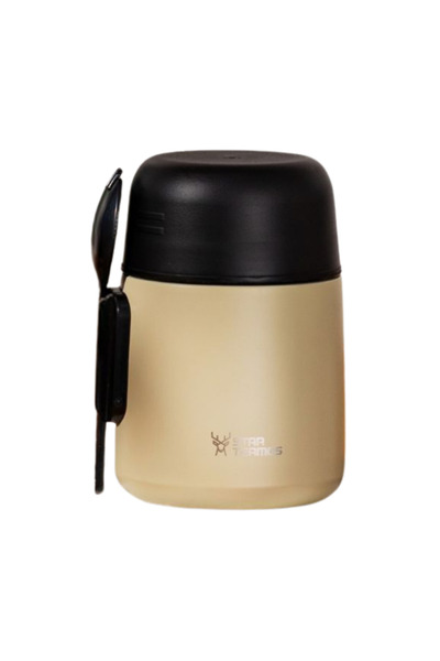 Star Termos Thermbox 500 ml Stainless Steel Food Thermos |   Baby Food and Food Thermos - Cream