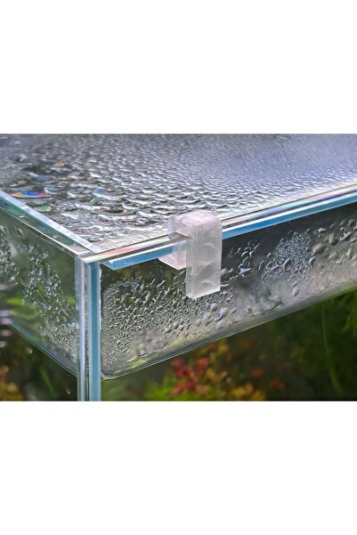Maker Deha 4lü Şeffaf Akvaryum Buhar Camı Tutucu 2mm