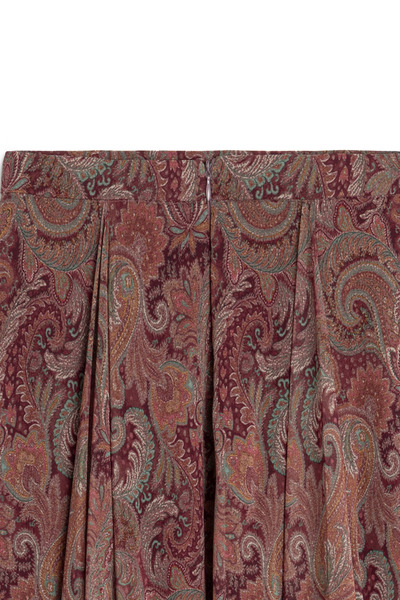 praye Fusta din șifon cu modele etnice