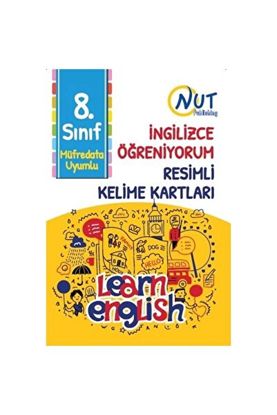 Nut Publishing 8. Κάρτες λέξεων με εικόνες για την εκμάθηση αγγλικών στην τάξη