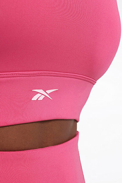 Reebok Pink Women's Bra with High Support - Id Train