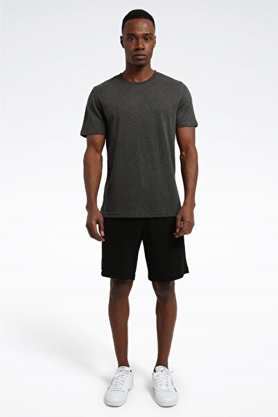 Reebok RI Left Chest Logo Gri Erkek Kısa Kol póló