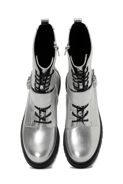 Nine West DEALON 3PR Silver Γυναικείες Μπότες Rock