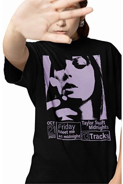 Fuddy Moda Taylor Swift Silueta Štampano Majica, Unisex Oversize kroj Taylor ...