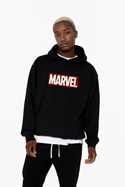 BENROMA 3 İPLİK PENYE Baskılı Kapüşonlu Sweat