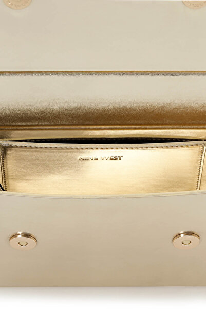 Nine West Clutch pentru femei BOXY 4PR Gold