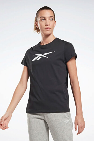 Reebok TE Graphic Tee - Vector Чорна жіноча футболка з короткими рукавами