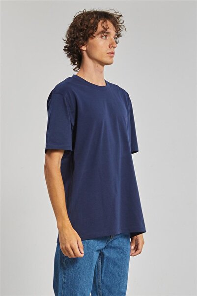 BARRELS AND OIL Basic T-Shirt - Indigo