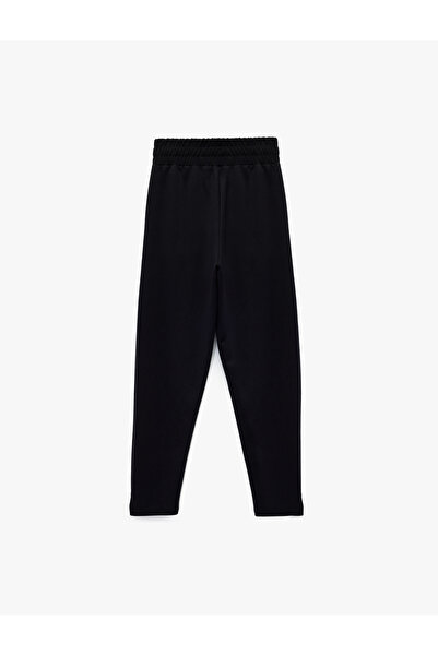Koton Yüksek Bel Modal Karışımlı Bağcıklı Cepli Jogger Eşofman Altı
