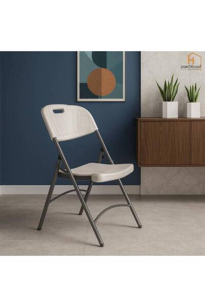 Al Saada Home كرسي سولو فايبر - أبيض