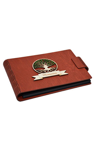 Piksel Album foto A5 personalizat, din lemn, Piksel, GuestBook, Caiet amintir...