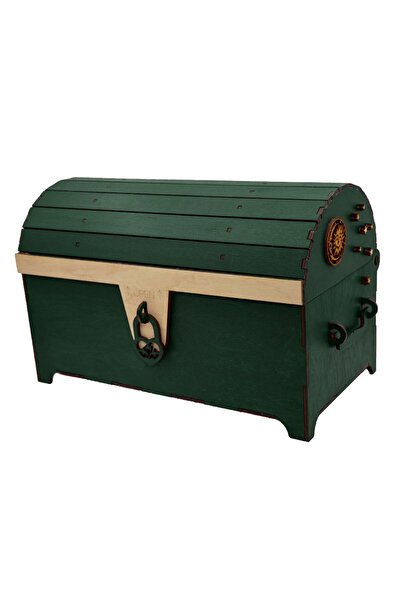 Piksel Cutie, Cufar din lemn, Piksel, pentru Trusou Botez, 35x18x23 cm, lucra...