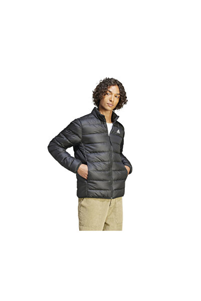 adidas HZ5730 ESS LITE DOWN J Erkek Spor Mont Siyah