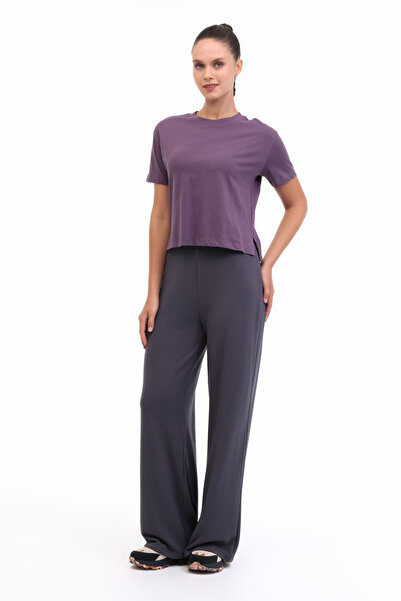 lumberjack Wb 11Asya-T 5Pr Purple Women's Short Sleeve T-Shirt