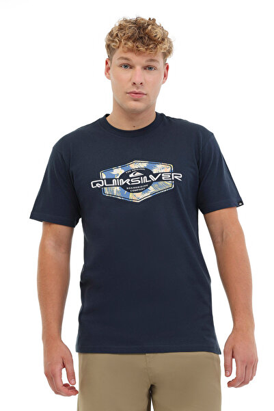 Quiksilver LOCKED UP SS Lacivert Erkek Kısa Kol T-Shirt