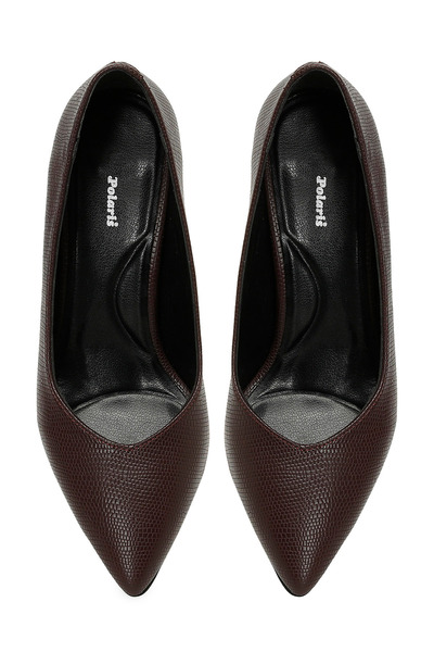 Polaris 324055.Z 5PR Bordo Kadın Topuklu Ayakkabı