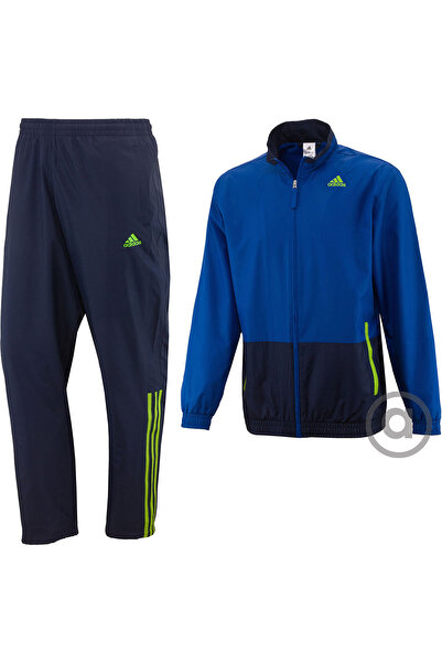 adidas M67985 TS A WV طقم رياضي رجالي باللون الأزرق