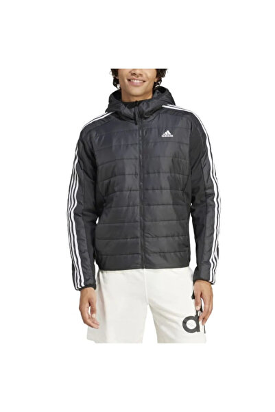 adidas Essentials 3-Stripes Insulated Hybrid Hooded Coat