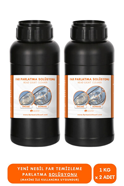 Atlantis Makine Kimya Temizlik Yeni Nesil Premium I Buharlı Araba Far Temizleme Ve Parlatma Solüsyonu I Kloroform Uyumlu 2 Kg