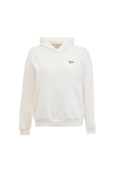 Reebok New Id Relax Sl Hoodie Ecru Women's Sweatshirt