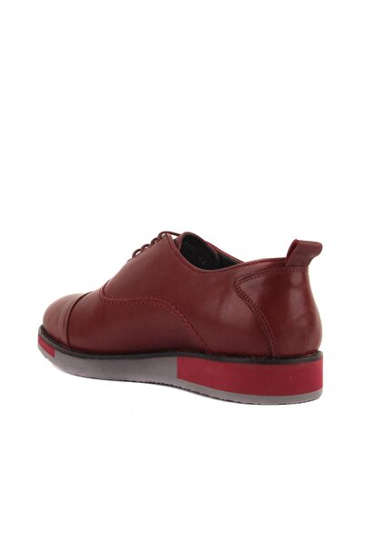 SailLakers - Burgundy Leather Men's Casual Shoes 101-3595-11464E