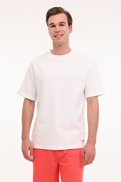 lumberjack Ανδρικό κοντομάνικο μπλουζάκι ML JASPER 11URB1064 5FX Ecru