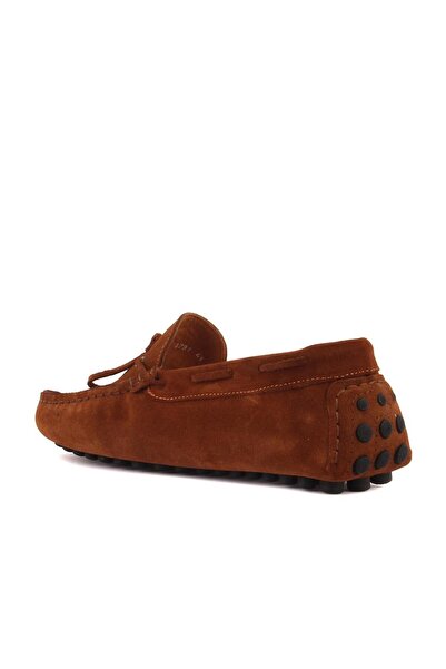 SailLakers - Taba Süet Erkek Loafer 101-3791-11169