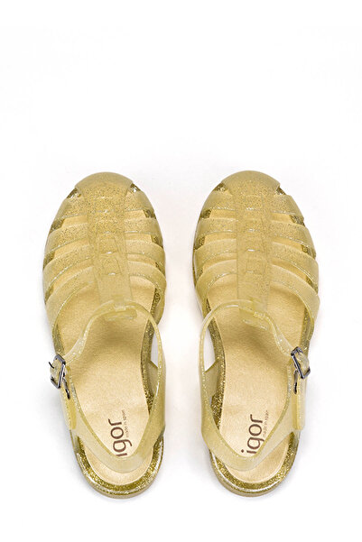 IGOR S10262 BIARRITZ GLITTER Gold Γυναικεία Σανδάλια