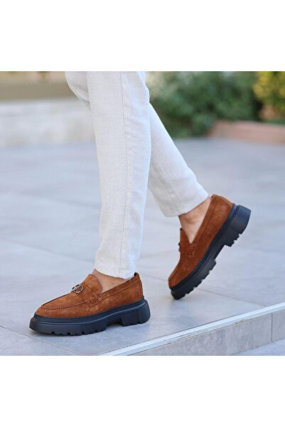 SailLakers - Tan Suede Men's Casual Shoes 101-9048-H1308