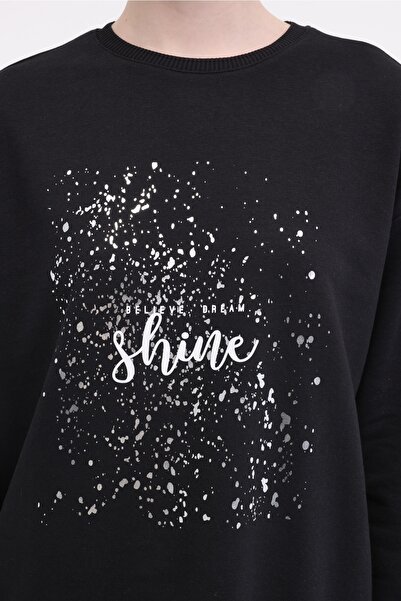 Kinetix WL JEWEL 16BT202 5FX Siyah Kadın Sweatshirt