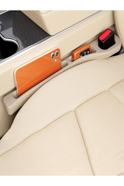 Store Araba Koltuk Arası Düzenleyici-Krem Renk