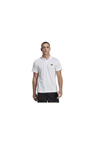 adidas - IB8105 TR- ES BASE POLO Ανδρικό μπλουζάκι πόλο με γιακά λευκό