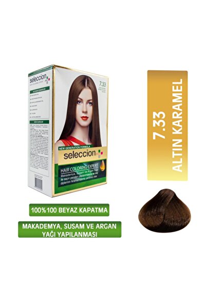 Seleccion Plus Seleccıon Plus Set Boya 7.33 Altın Karamel