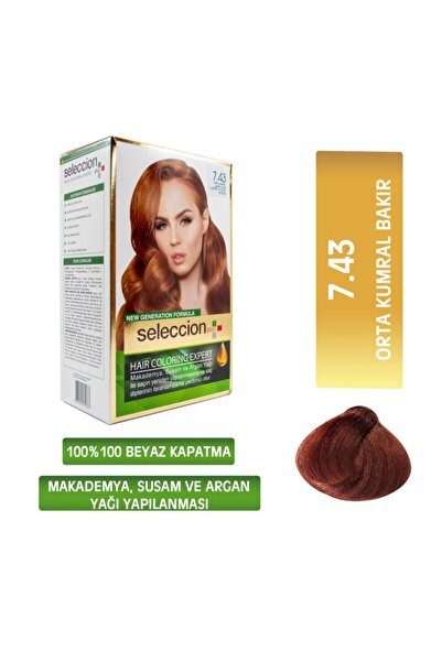 Seleccion Plus Seleccıon Plus Set Boya 7.43 Orta Kumral Bakır Dore