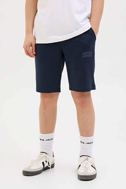 Jack & Jones JPSTNEWSOFT SWEAT SHORTS Lacivert Erkek Çocuk Şort