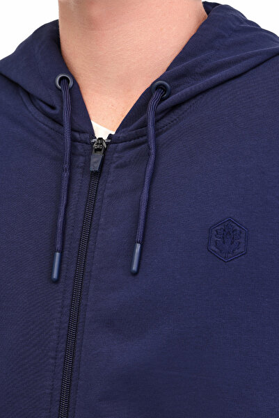 lumberjack MB SN72 FZ HOD 5PR Lacivert Erkek Eşofman Üstü