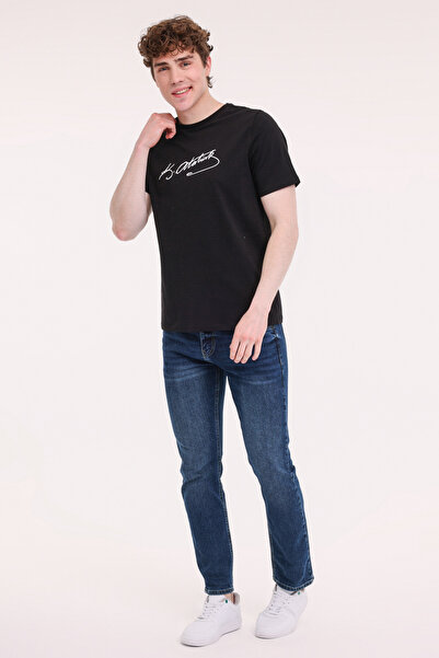 Kinetix UL 11ATA-Y50 5FX Siyah Unisex Kısa Kol T-Shirt