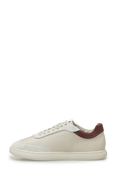 Calvin Klein CUPSOLE LACE UP - LTH SUE Krem Kadın Sneaker