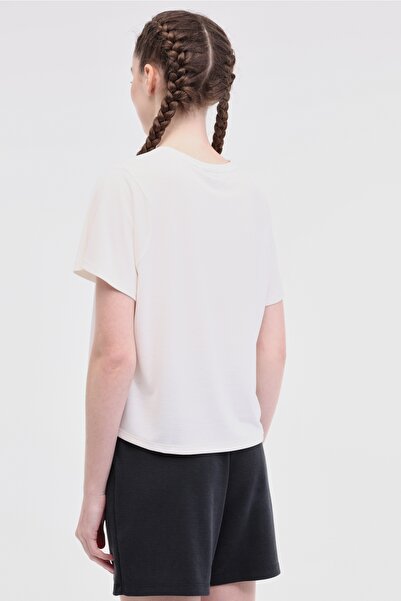 lumberjack Wl Mya 11Ms449 5Fx Ecru Women's Short Sleeve T-Shirt