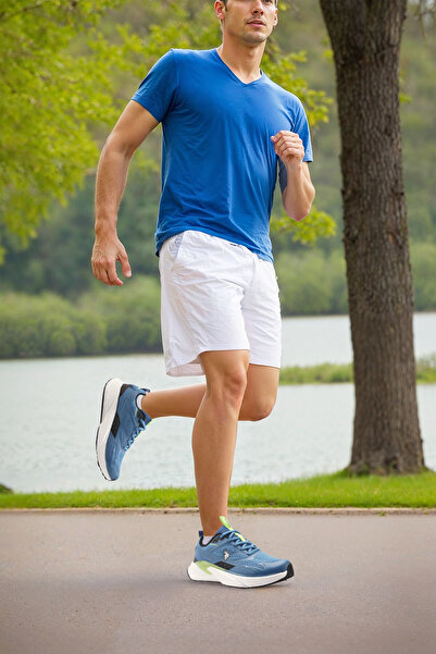 U.S. Polo Assn. JESSENIA 5FX Saks Erkek Koşu Ayakkabısı