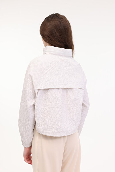 lumberjack WL RAIN 18KT36 5FX KIRIK BEYAZ Kadın Eşofman Üstü