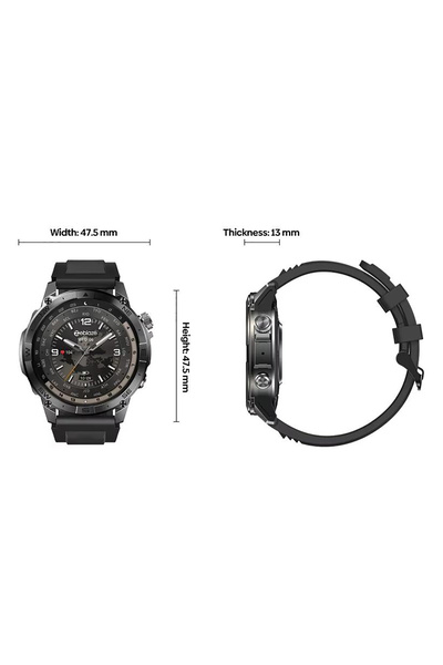 Zeblaze Stratos 2 Plus Akıllı Saat-1,43 " AMOLED Ekran-Saf Zarafetin ve Dayanıklılığın Mükemmel Karışımı