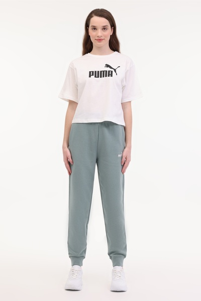 Puma ESS Small No. 1 Logo Comf Yeşil Kadın Eşofman Altı