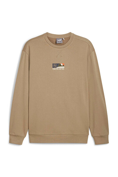 Puma Better Sportswear Crew Beige Unisex Sweatshirt