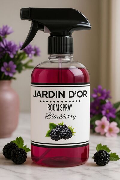 JARDIN D'OR Blackberry Room Spray 500 ml Böğürtlen Oda Spreyi 8681529300888 O...