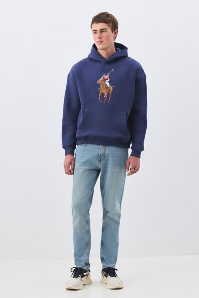 Trendiz Unisex Teddy Horse Φούτερ Indigo